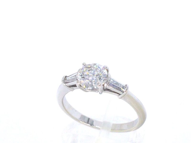 Witgouden ring met 1.00 carat briljant geslepen diamant - afbeelding 7 van  13