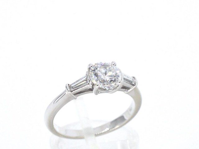 Witgouden ring met 1.00 carat briljant geslepen diamant - afbeelding 8 van  13