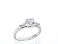 Witgouden ring met 1.00 carat briljant geslepen diamant - afbeelding 8 van  13