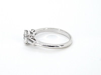 Witgouden ring met 1.00 carat briljant geslepen diamant - afbeelding 9 van  13