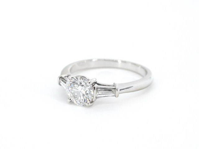 Witgouden ring met 1.00 carat briljant geslepen diamant - afbeelding 12 van  13