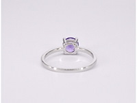 Witgouden ring met amethist - afbeelding 8 van  10