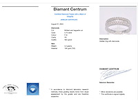 Witgouden ring met briljant en baguette diamanten - afbeelding 4 van  10