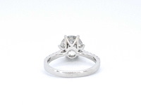Witgouden ring met briljant geslepen diamant 3.00 carat - afbeelding 7 van  9