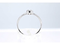 Witgouden ring met briljant geslepen diamant - afbeelding 5 van  6