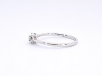 Witgouden ring met briljant geslepen diamant - afbeelding 7 van  11