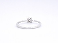 Witgouden ring met briljant geslepen diamant - afbeelding 8 van  11