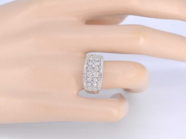 Witgouden ring met briljanten 1.00 carat - afbeelding 5 van  11