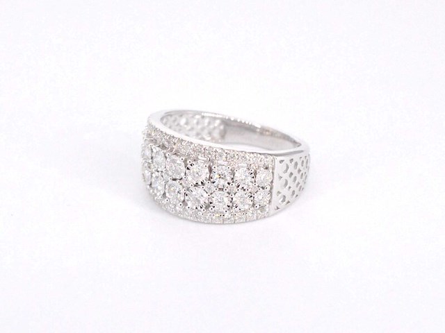 Witgouden ring met briljanten 1.00 carat - afbeelding 10 van  11