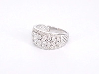 Witgouden ring met briljanten 1.00 carat - afbeelding 10 van  11