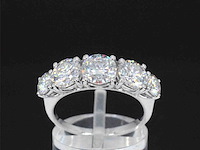 Witgouden ring met briljanten 3.00 carat - afbeelding 1 van  8