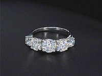 Witgouden ring met briljanten 3.00 carat - afbeelding 6 van  8