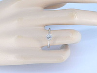 Witgouden ring met diamant 0.35 carat - afbeelding 2 van  8