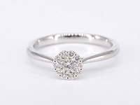 Witgouden ring met diamant 0.35 carat - afbeelding 6 van  8