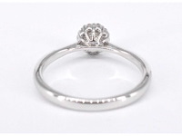 Witgouden ring met diamant 0.35 carat - afbeelding 7 van  8