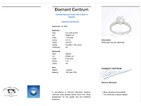 Witgouden ring met diamant 1.00 carat - afbeelding 3 van  5