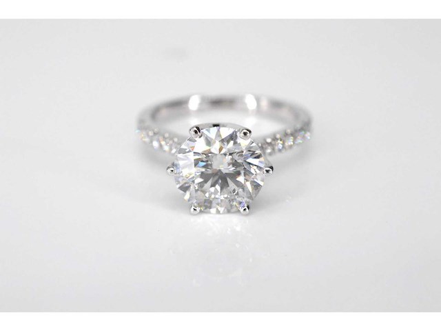 Witgouden ring met diamant 2.00 carat - afbeelding 4 van  6