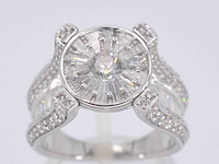 Witgouden ring met diamant 2.50 carat - afbeelding 1 van  11