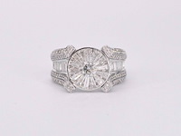 Witgouden ring met diamant 2.50 carat - afbeelding 8 van  11