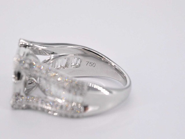 Witgouden ring met diamant 2.50 carat - afbeelding 11 van  11