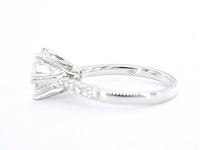 Witgouden ring met diamant 3.00 carat - afbeelding 2 van  12