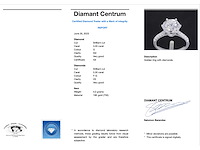 Witgouden ring met diamant 3.00 carat - afbeelding 6 van  12