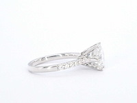 Witgouden ring met diamant 3.00 carat - afbeelding 9 van  12