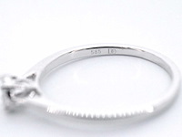 Witgouden ring met diamant - afbeelding 10 van  10