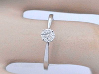 Witgouden ring met diamant - afbeelding 2 van  10