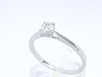 Witgouden ring met diamant - afbeelding 4 van  10