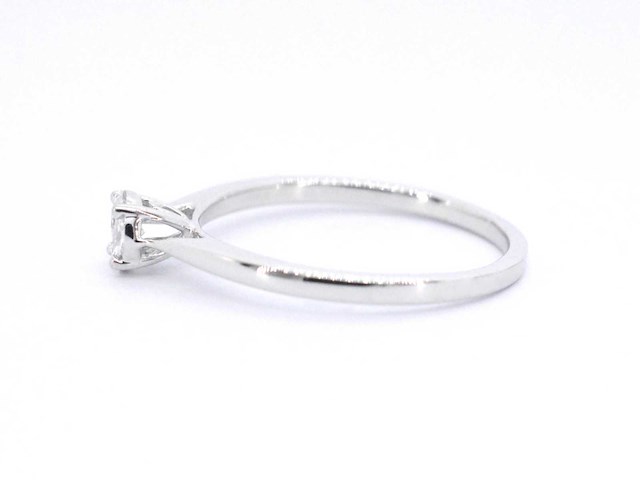 Witgouden ring met diamant - afbeelding 6 van  10
