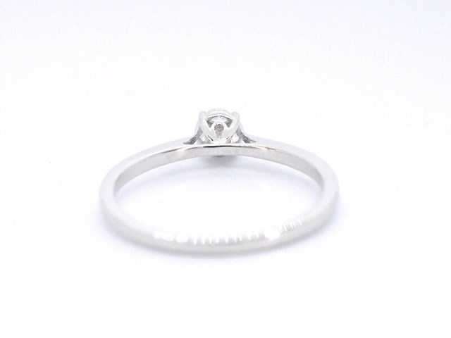 Witgouden ring met diamant - afbeelding 9 van  11