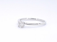 Witgouden ring met diamant - afbeelding 10 van  11