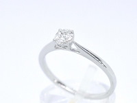 Witgouden ring met diamant - afbeelding 5 van  11