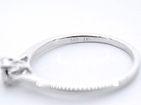 Witgouden ring met diamant - afbeelding 11 van  11