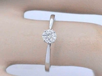 Witgouden ring met diamant - afbeelding 4 van  11
