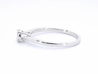 Witgouden ring met diamant - afbeelding 7 van  11