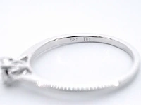 Witgouden ring met diamant - afbeelding 11 van  11