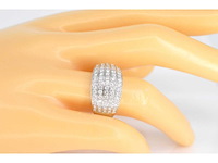 Witgouden ring met diamanten 1.00 carat - afbeelding 2 van  6