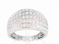 Witgouden ring met diamanten 1.00 carat