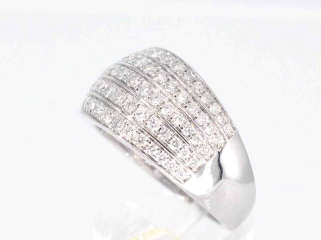 Witgouden ring met diamanten 1.00 carat - afbeelding 3 van  7