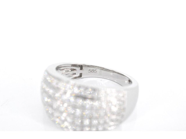 Witgouden ring met diamanten 1.00 carat - afbeelding 5 van  7