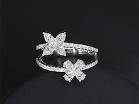 Witgouden ring met diamanten 1.30 carat