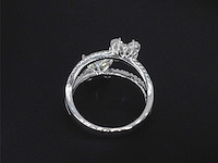 Witgouden ring met diamanten 1.30 carat - afbeelding 8 van  9