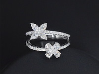 Witgouden ring met diamanten 1.30 carat