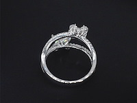 Witgouden ring met diamanten 1.30 carat - afbeelding 7 van  8