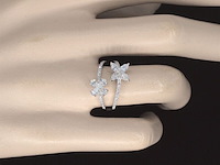 Witgouden ring met diamanten 1.30 carat - afbeelding 3 van  10