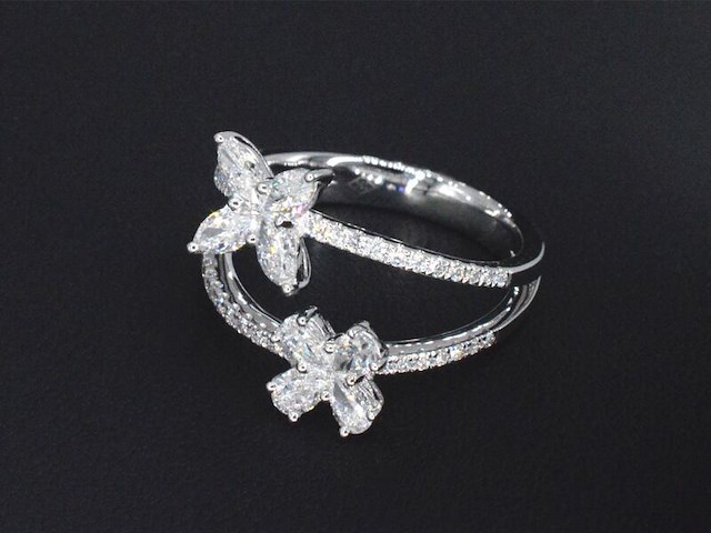 Witgouden ring met diamanten 1.30 carat - afbeelding 6 van  10
