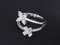 Witgouden ring met diamanten 1.30 carat - afbeelding 6 van  10
