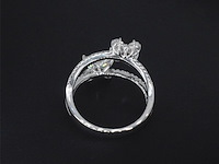 Witgouden ring met diamanten 1.30 carat - afbeelding 8 van  10